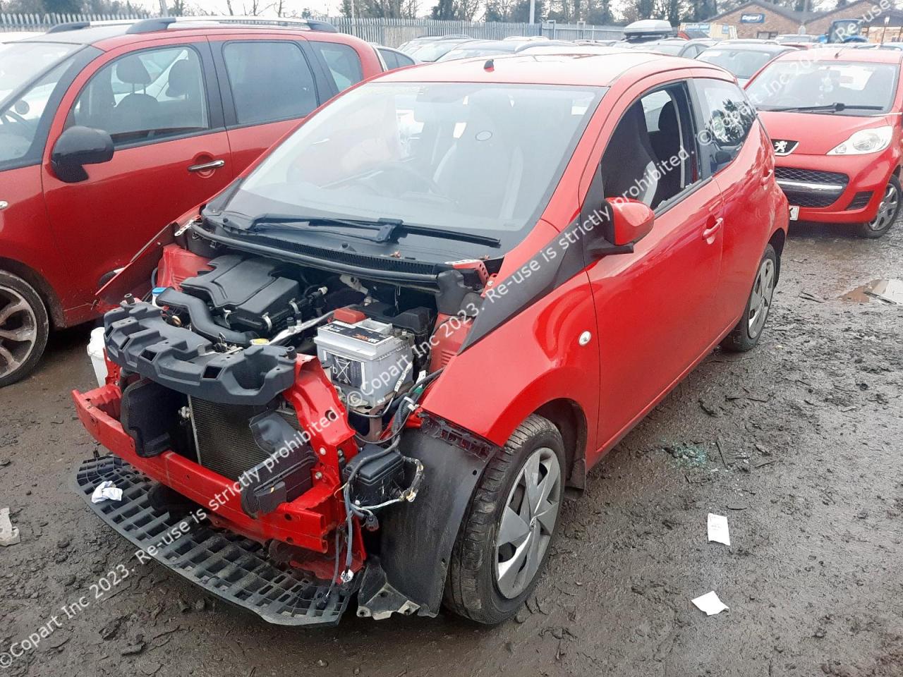 TOYOTA AYGO X-PLA 2014. Lot# 80633883. VIN JTDKGNEC20N008396. Photo 1